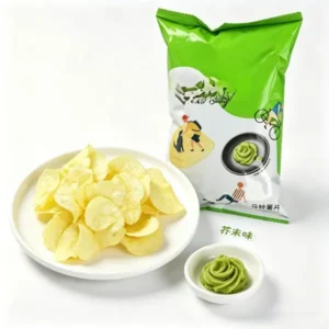 Mustard flavor original cut potato chips thin crispy vegetable snack bulk wholesale with customizable flavors