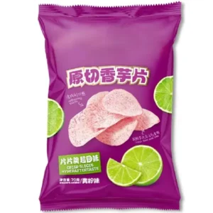 Alternative view of Original Cut Taro Chips Lime Flavor