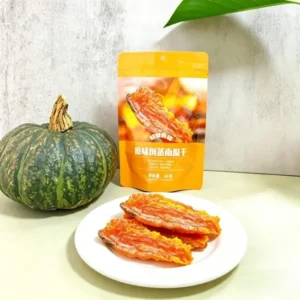 68g original steamed dried pumpkin three steam three roast zero additive soft sweet vegetable snack for bulk wholesale private label OEM
