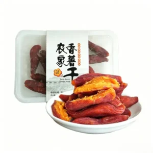 Skin-on dried sweet potato without added sugar, three-steam three-dry healthy wholesale snack supporting private label OEM
