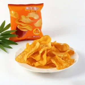 Original sweet potato chips with natural crisp taste, nitrogen sealed retail snack, sweet crispy plum flavor available for private label wholesale customization