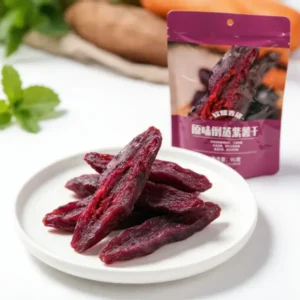 150g original steamed dried purple sweet potato three steam three roast zero additive healthy snack for bulk wholesale private label OEM