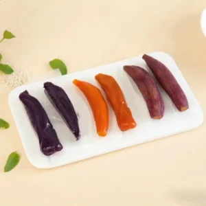 Sugar-free dried sweet potato strips made with traditional three-steam three-dry craft, healthy wholesale root snack for private label customization